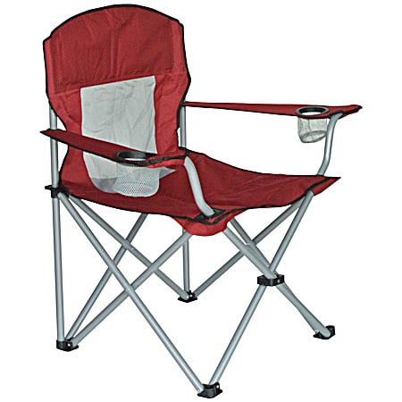 XL Comfort Mesh Folding Arm Chair - Assorted