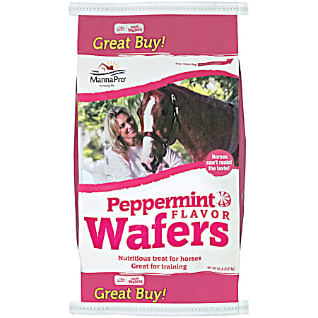 MannaPro Peppermint Flavor Wafers