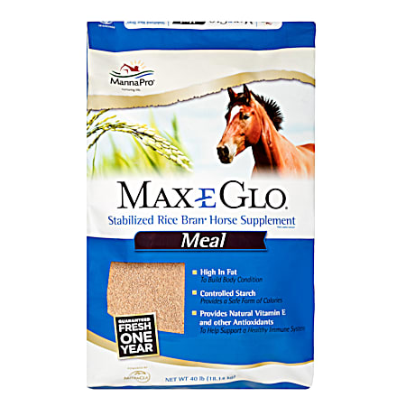 MannaPro Max-E-Glo Rice Bran Meal Horse Supplement