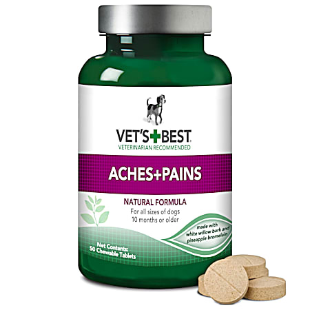 Aches+Pains Chewable Tablets for Dogs - 50 Ct