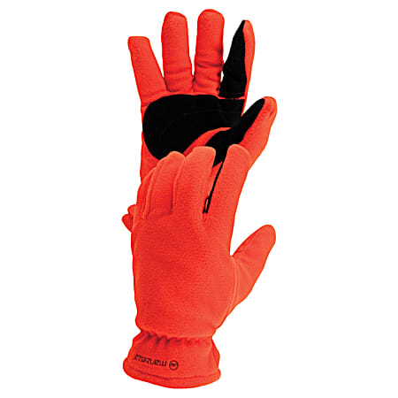 Adult Blaze Orange Hunting Gloves
