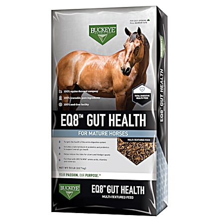 EQ8 Gut Health Multi-Textured Horse Feed for Mature Horses