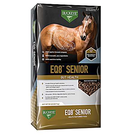 EQ8 Senior Multi-Textured Horse Feed for Mature Horses