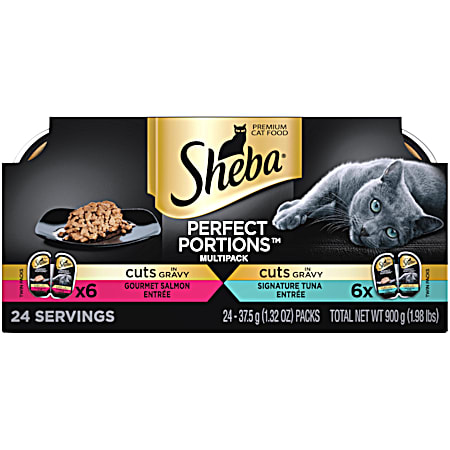 SHEBA All Lifestages Perfect Portions Multipack Wet Cat Food - 12 Pk