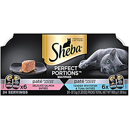 SHEBA All Life Stages Perfect Portions Multipack Wet Cat Food - 12 Pk