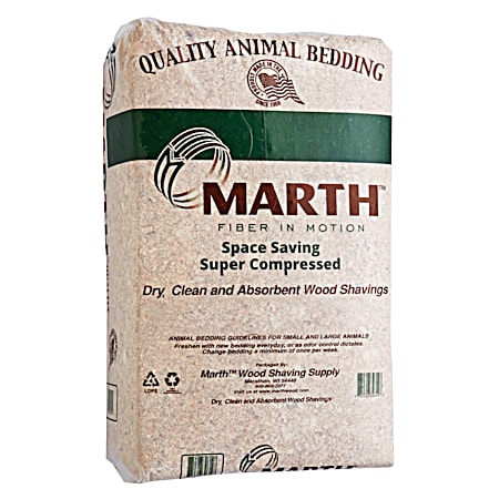 Marth 2.7 cu ft Wood Shavings Animal Bedding