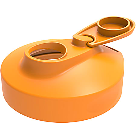Orange Wide Mouth Multi-Top Screw-On Canning Jar Lid