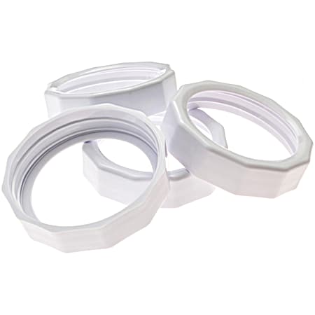 Tough Band White Wide Mouth Canning Jar Bands - 4 Pk