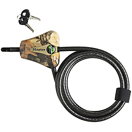 Master Lock Adjustable Locking Cable - 5/16 In. Camo