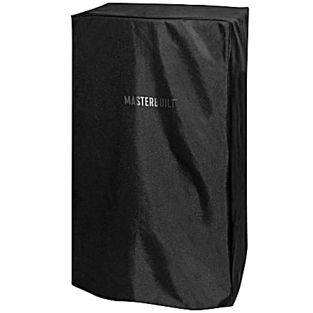 38 in Black Electric Smoker Cover