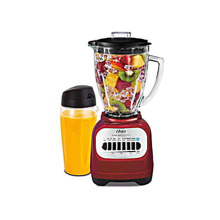 Classic Series 8 Speed Red Blender w/ Smoothie Cup