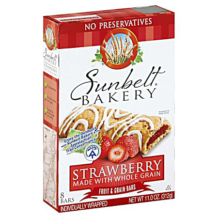 Strawberry Fruit & Grain Bars - 8 Pk