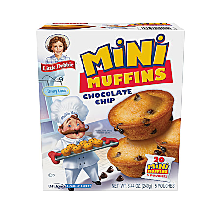5 pouch Mini Chocolate Chip Muffins