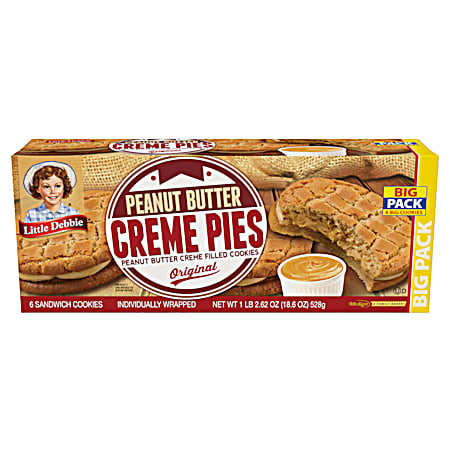 18.6 oz Peanut Butter Creme Pies Big Pack