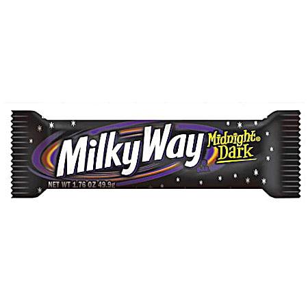 Midnight Dark 1.76 oz Chocolate, Caramel & Nougat Candy Bar