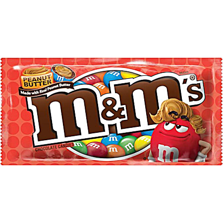 M&M's 1.63 oz Milk Chocolate & Creamy Peanut Butter Candies