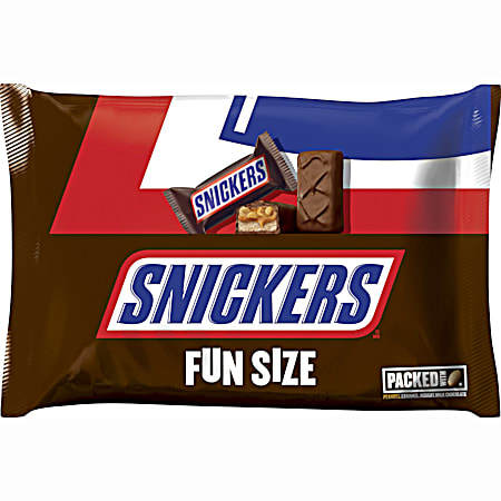Fun Size 20.77 oz Chocolate, Peanut & Nougat Candy Bars