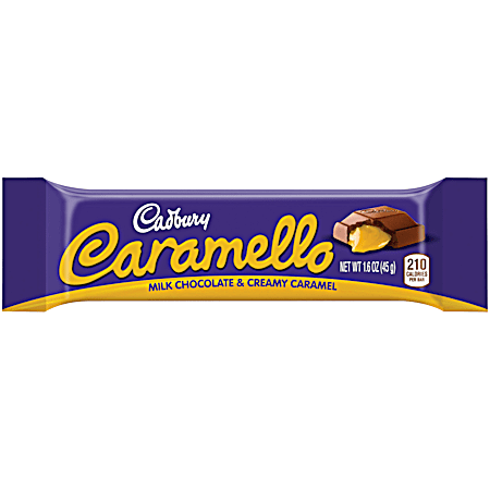 Caramello 1.6 oz Milk Chocolate & Creamy Caramel Candy Bar