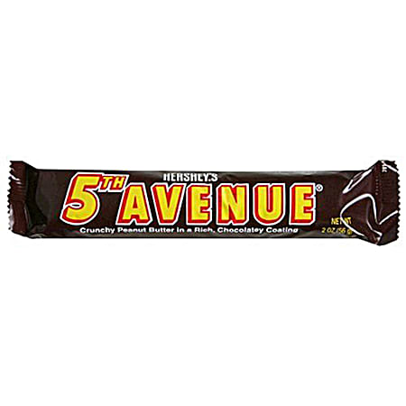 Hershey 5th Avenue 2 oz Crunchy Peanut Butter & Milk Chocolate Candy Bar