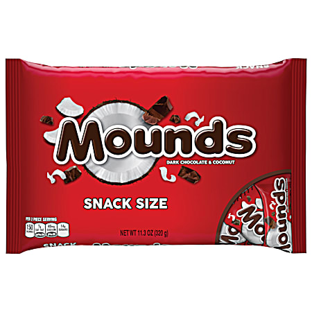Mounds 11.3 oz Dark Chocolate & Coconut Snack Size Bars