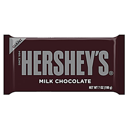 7 oz Giant Milk Chocolate Candy Bar