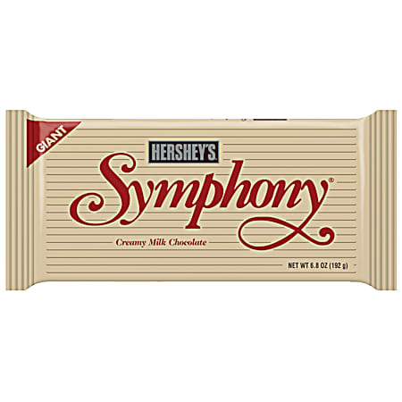 Hershey Symphony 6.8 oz Giant Milk Chocolate Bar
