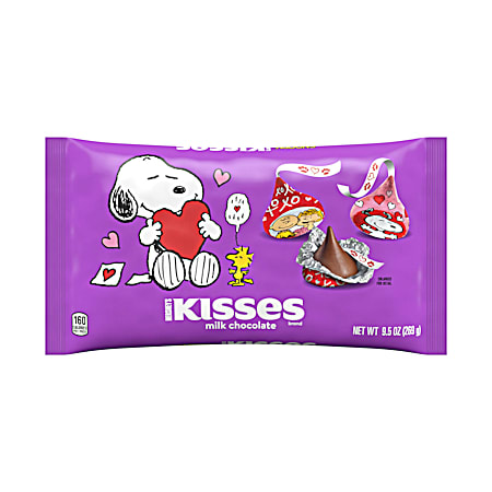 11 oz Valentine Kisses Milk Chocolates