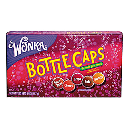 Wonka Bottle Caps 5 oz Box
