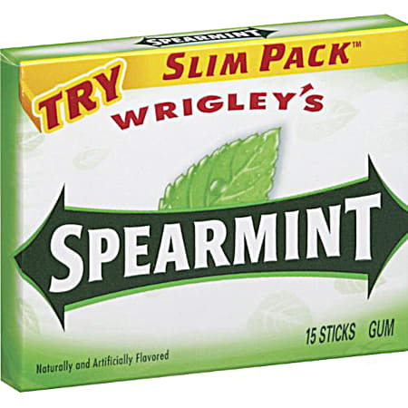 Wrigley Spearmint 15 Sticks