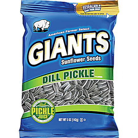 Giants 5 oz Dill Pickle Sunflower Seeds