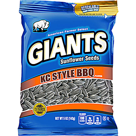Giants 5 oz BBQ Flavored Sunflower Seeds