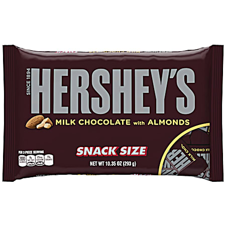 10.35 oz Milk Chocolate w/ Almonds Snack Size Bars