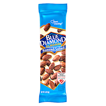 Blue Diamond 1.5 oz Roasted & Salted Almonds