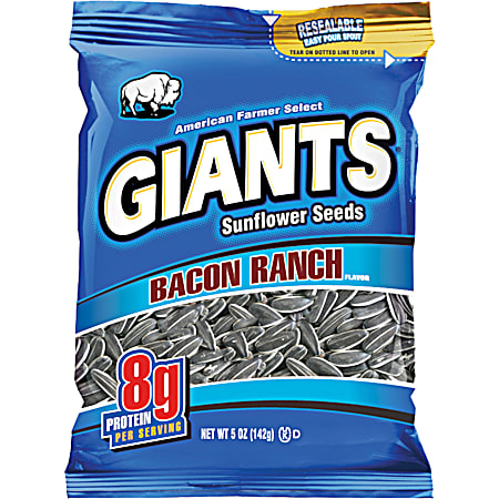 Giants 5 oz Bacon Ranch Flavored Sunflower Seeds