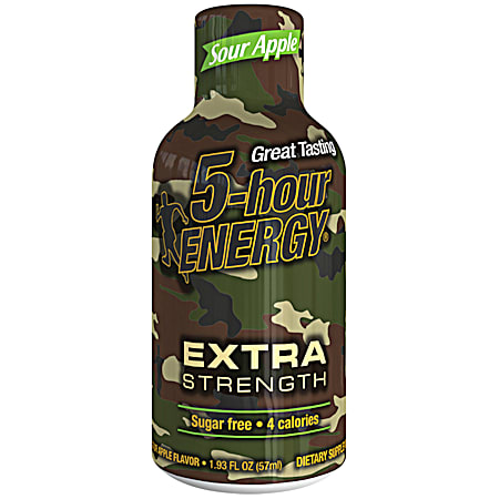 5-hour Energy Extra Strength 1.93 oz Sour Apple Energy Shot