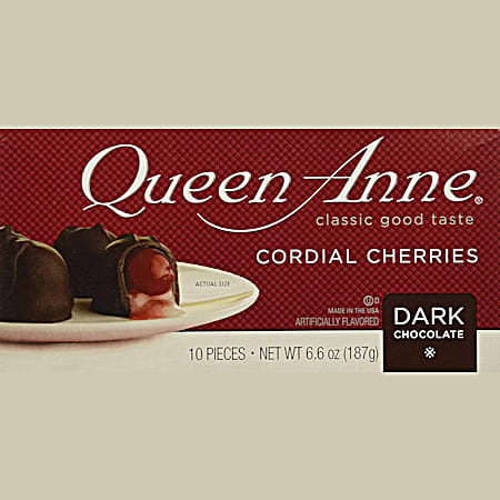 Dark Chocolate Cordial Cherries - 6.6 Oz.