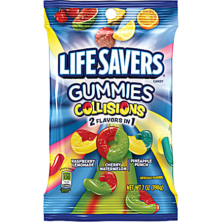 Lifesavers Collisions 7 oz 2-in-1 Gummies Candy