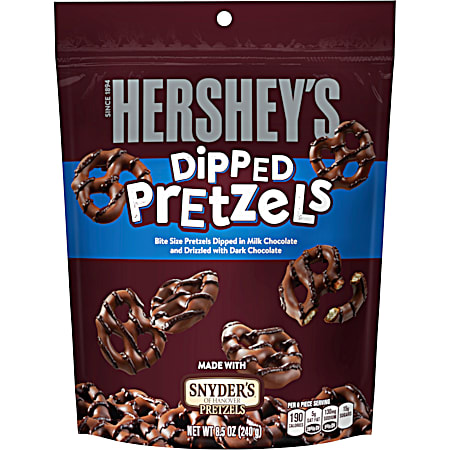 Hershey Dipped Pretzels - 8.5 Oz.