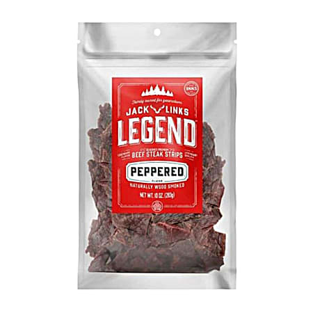 Legends 10 oz Peppered Beef Jerky