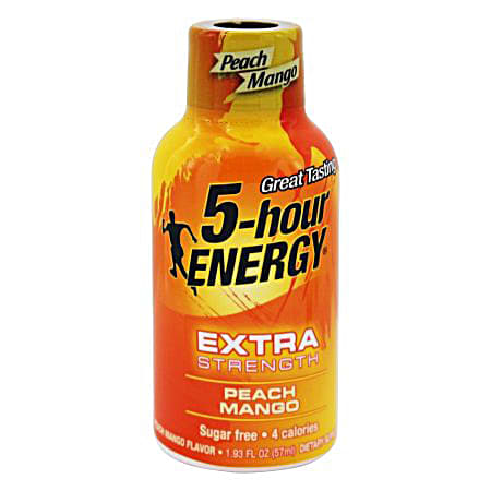 5-hour Energy Extra Strength 1.93 oz Peach Mango Energy Shot
