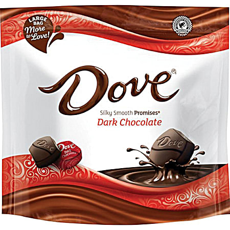 DOVE Silky Smooth Promises 15.8 oz Dark Chocolate