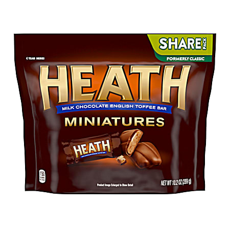 Heath 10.2 oz Miniatures Toffee & Milk Chocolate Candy