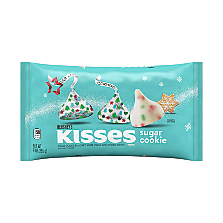 Kisses 9 oz Sugar Cookie White Creme w/ Cookie Pieces