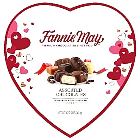 12.75 oz Assorted Chocolate Shaped Heart