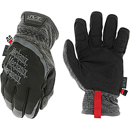 Coldwork Fastfit Black/Gray Mechanics Gloves - 1 Pair
