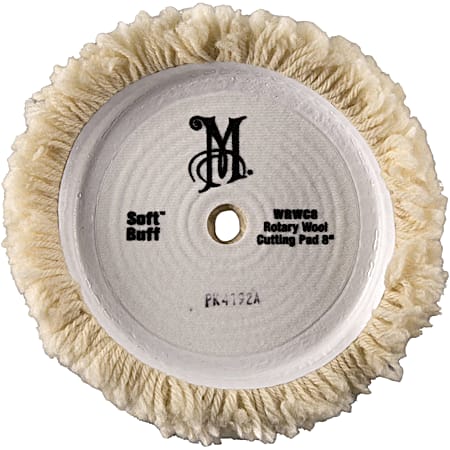 8 in Soft Buff Rotary Wool Cutting Pad