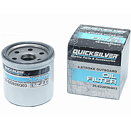 QuickSilver 4-Stroke Outboard Oil Filter - 822626Q03