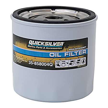QuickSilver Mercruiser Stem Drive & Inboard High Efficiency Oil Filter