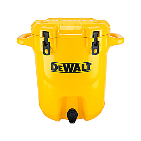 Portable 5 Gallon Water Jug Dispenser Cooler w/ Spout & Handles