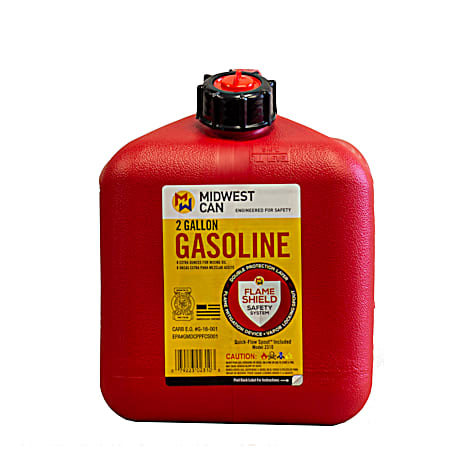 Midwest Can 2 gal Auto Shut-Off Gasoline Container